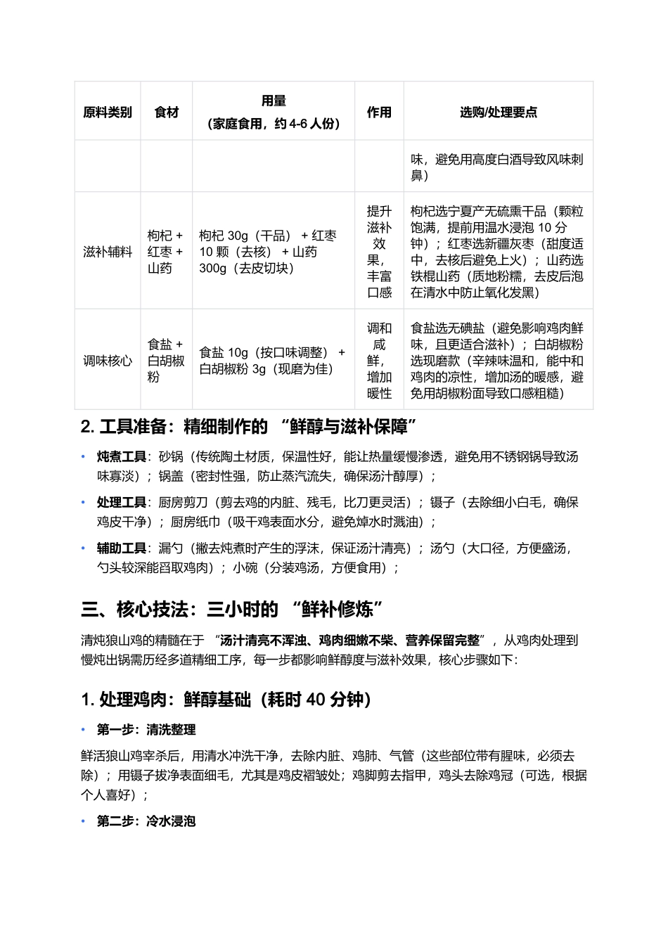 清炖狼山鸡：汤鲜肉嫩的江海滋补珍馐.docx_第2页