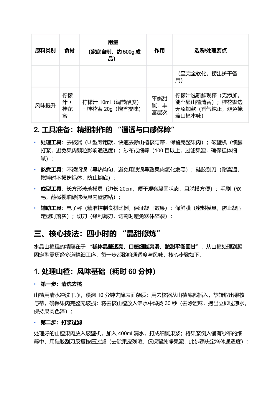 水晶山楂糕:晶莹酸甜的非遗风味记忆.docx_第2页