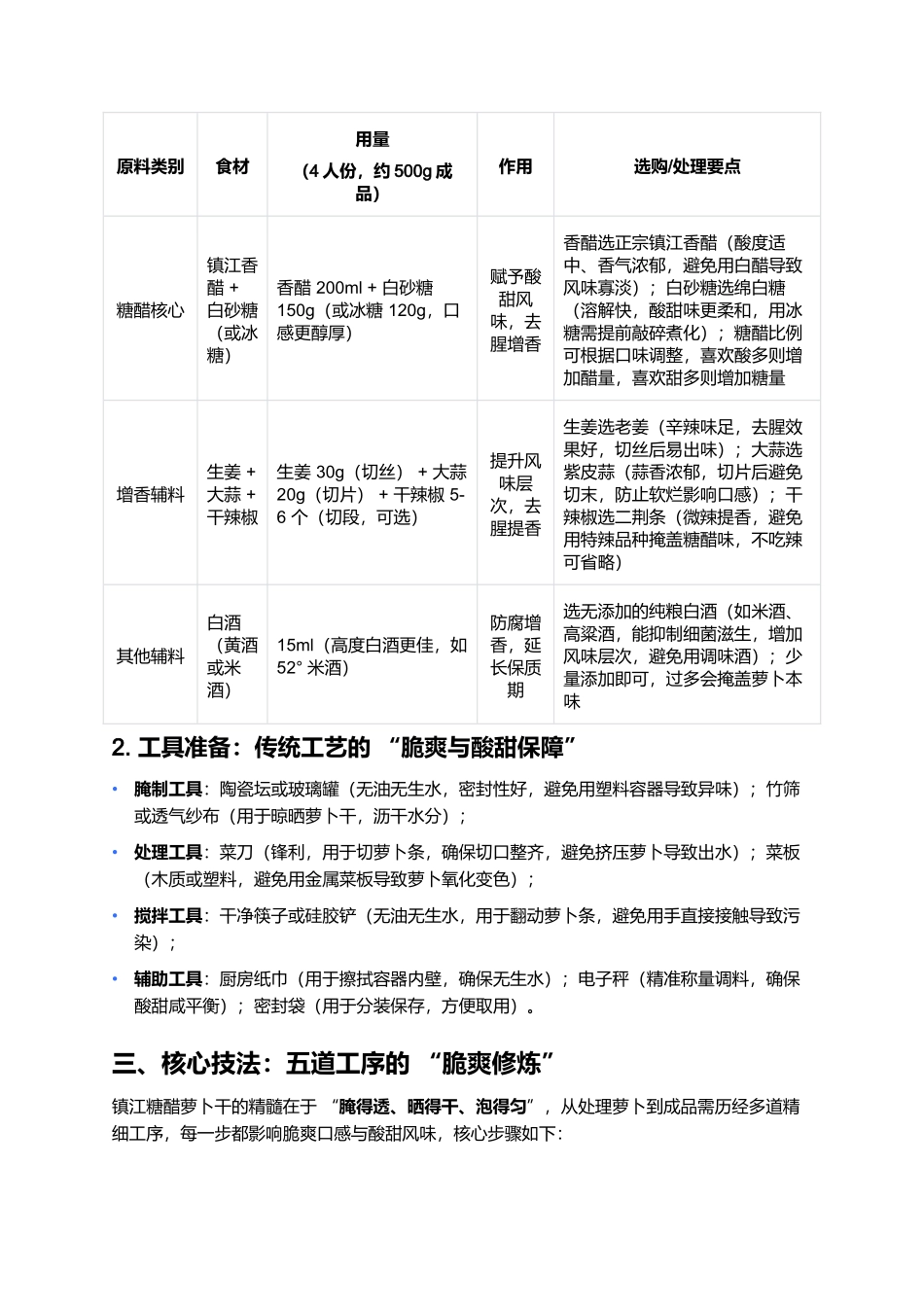 镇江糖醋萝卜干：脆爽酸甜的镇江家常腌制珍品.docx_第2页