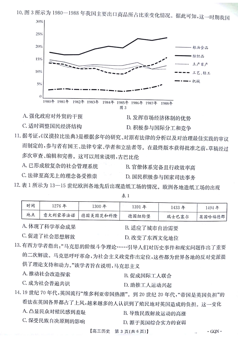 -甘肃、青海、宁夏省金太阳百校联考2025届高三11月联考（11.14-11.15）历史试卷.pdf_第3页