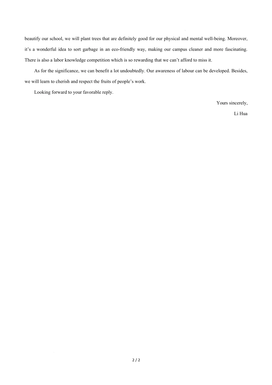 高二英语第一次月考卷02(参考答案)(北京专用).docx_第2页