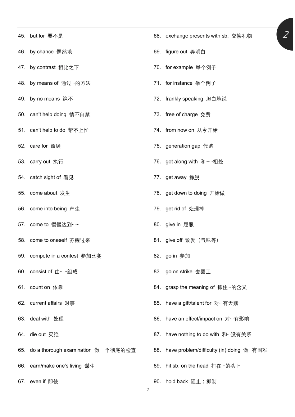 高考完形阅读高频短语汇总(5页).pdf_第2页