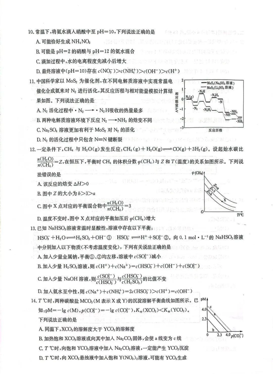 河南省洛阳强基联盟2024-2025学年高二上学期10月联考试题化学含解析.pdf_第3页
