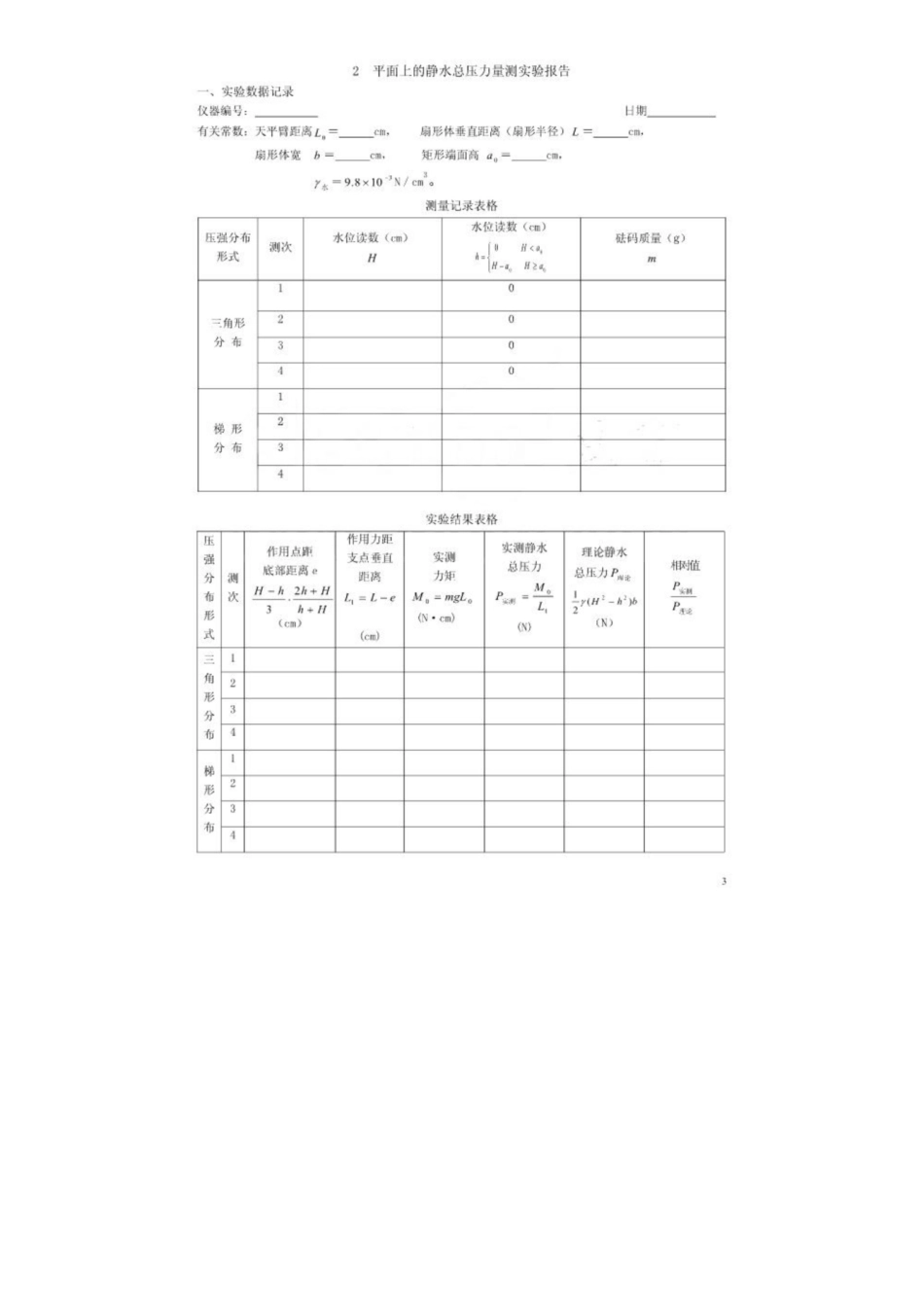 《流体力学》实验报告.pdf_第3页