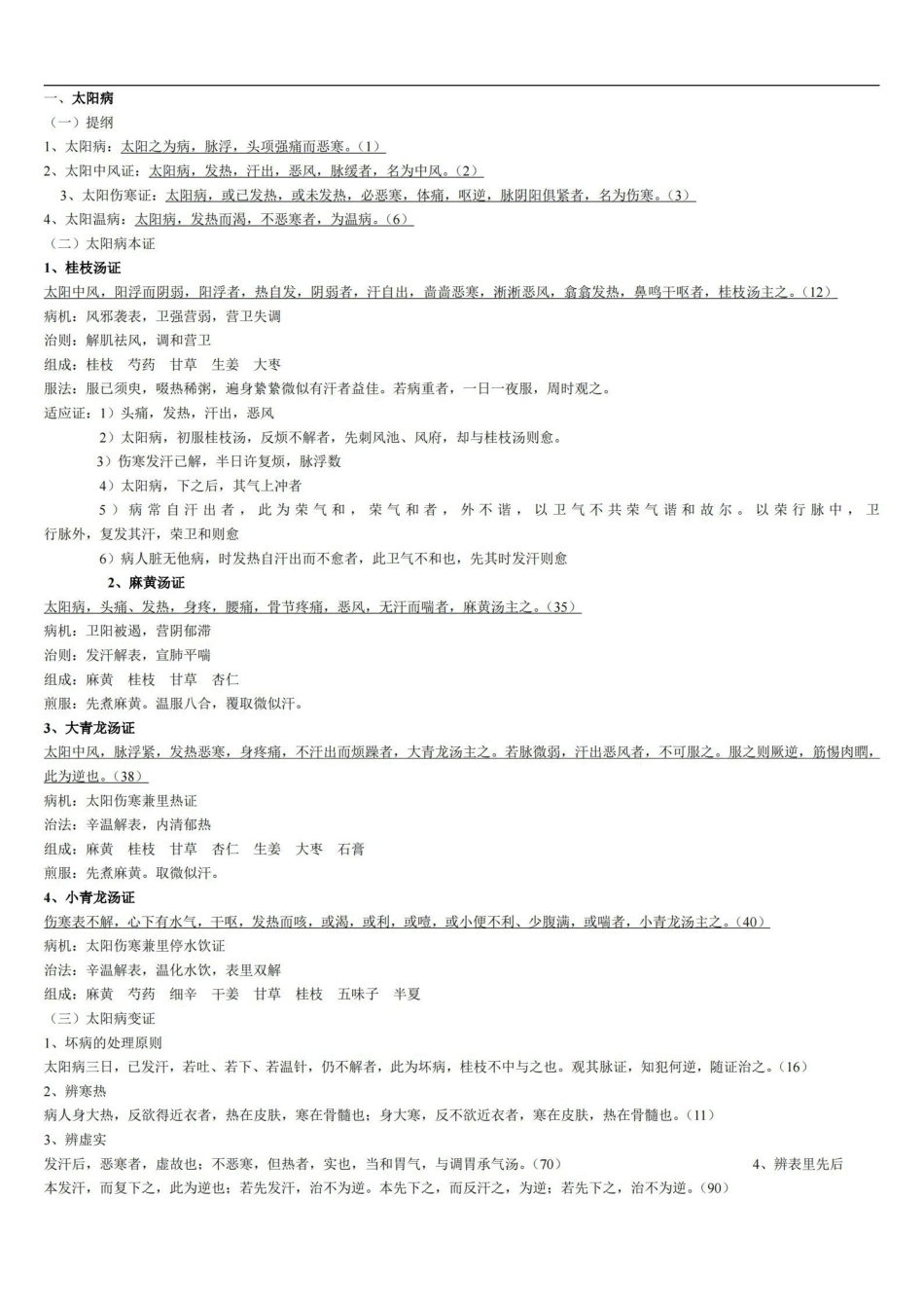 《伤寒论》重点笔记.pdf_第1页