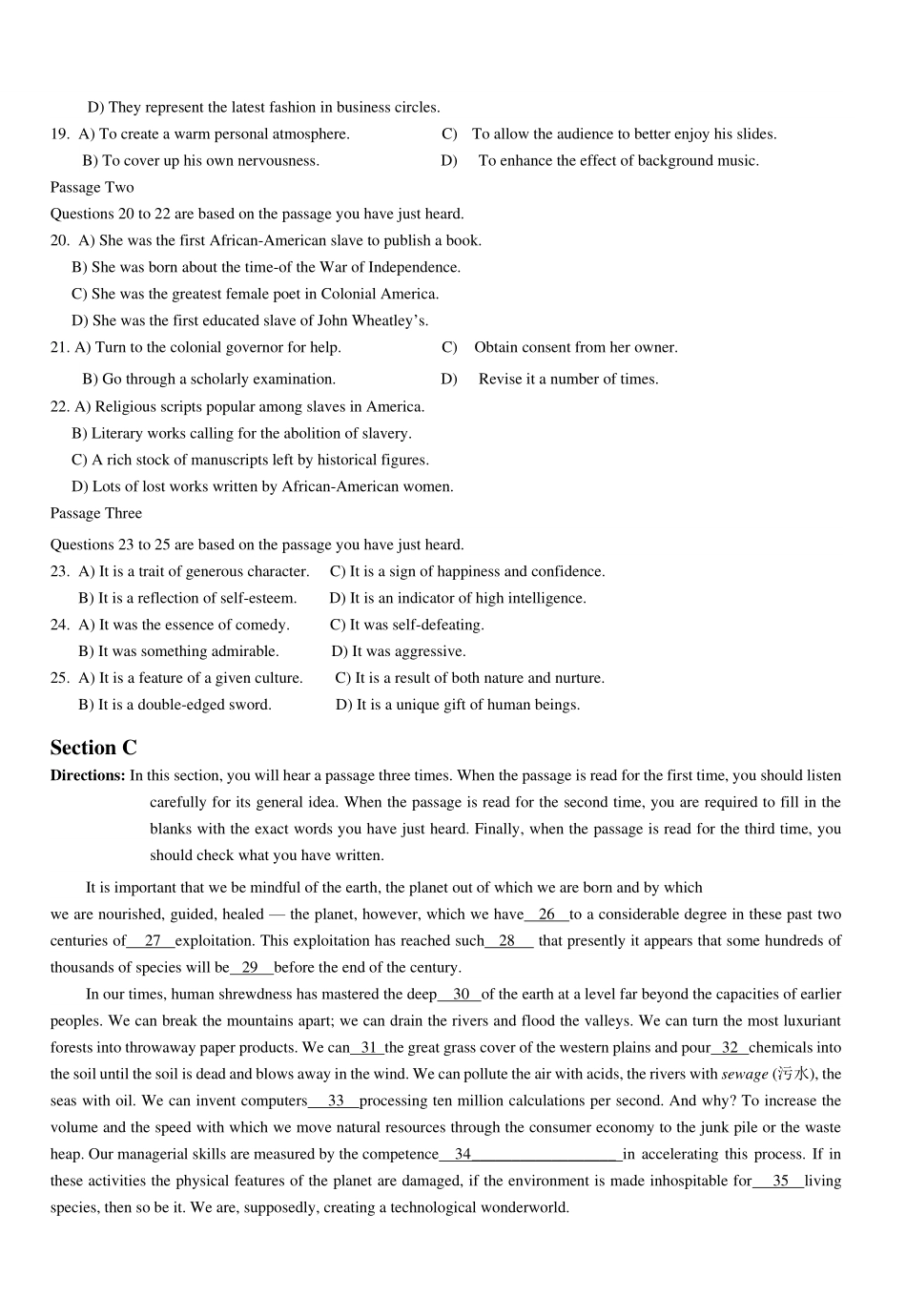 2013年12月六级考试真题（一）.pdf_第3页