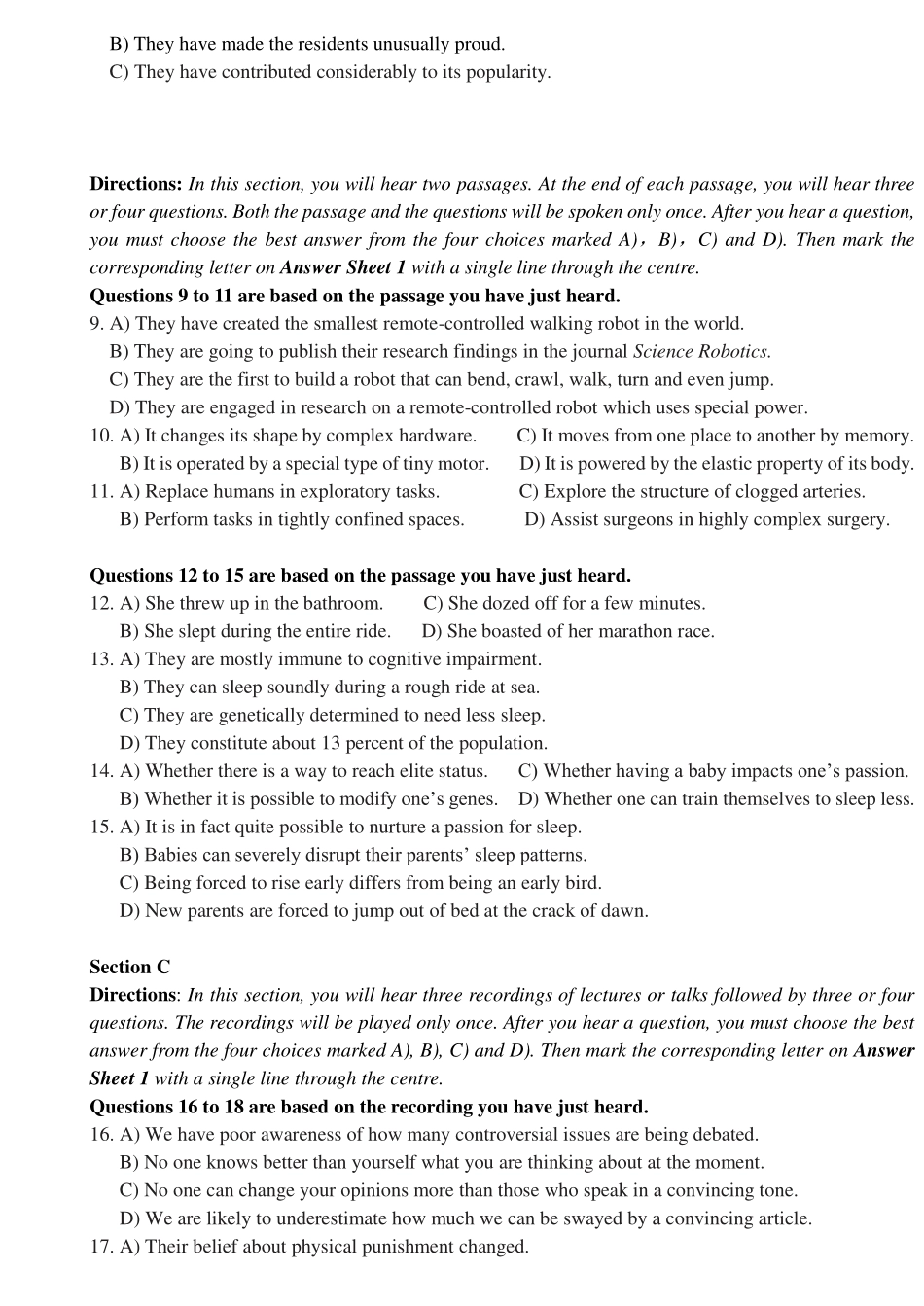 2024年06月大学英语六级考试真题（第2套）.pdf_第2页