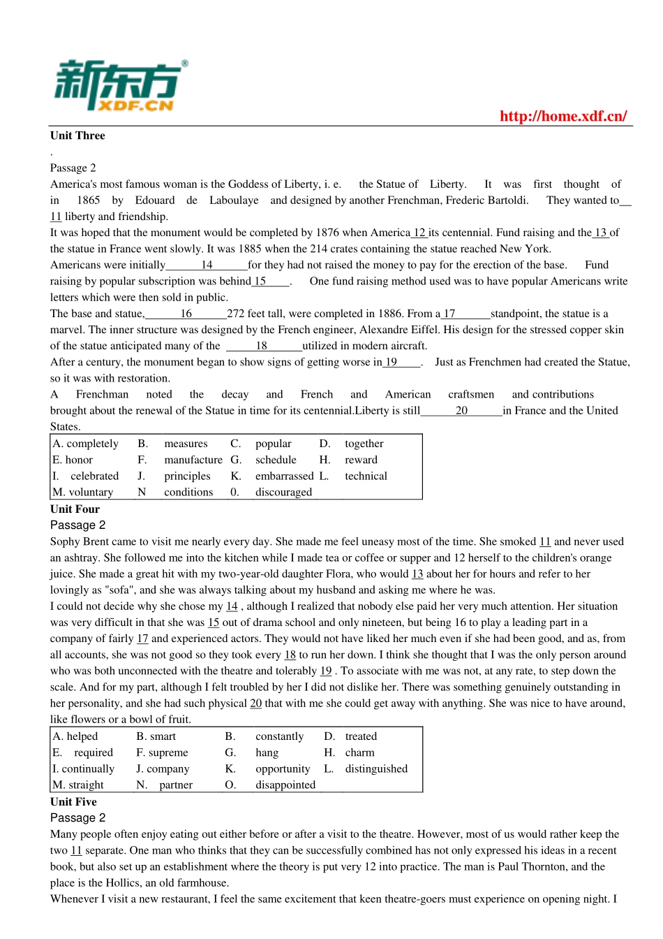 大学英语四级考试15选10专项训练.pdf_第2页