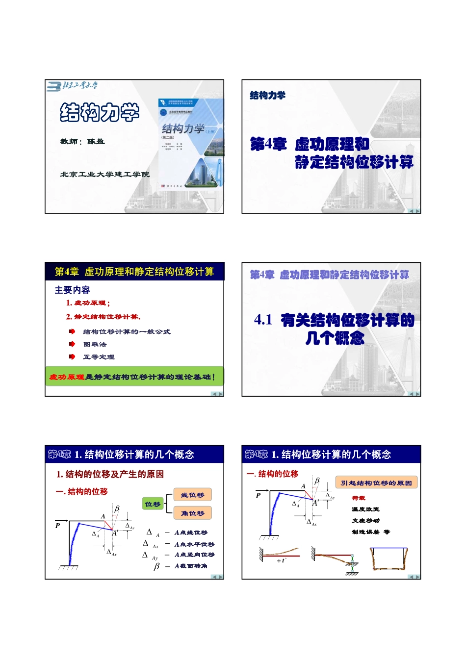 第4章 结构位移计算-1（虚功原理）.pdf_第1页
