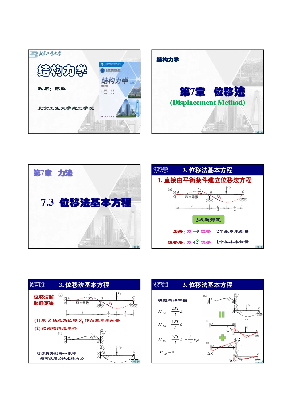 第7章 位移法-2（基本思路、典型方程）.pdf_第1页