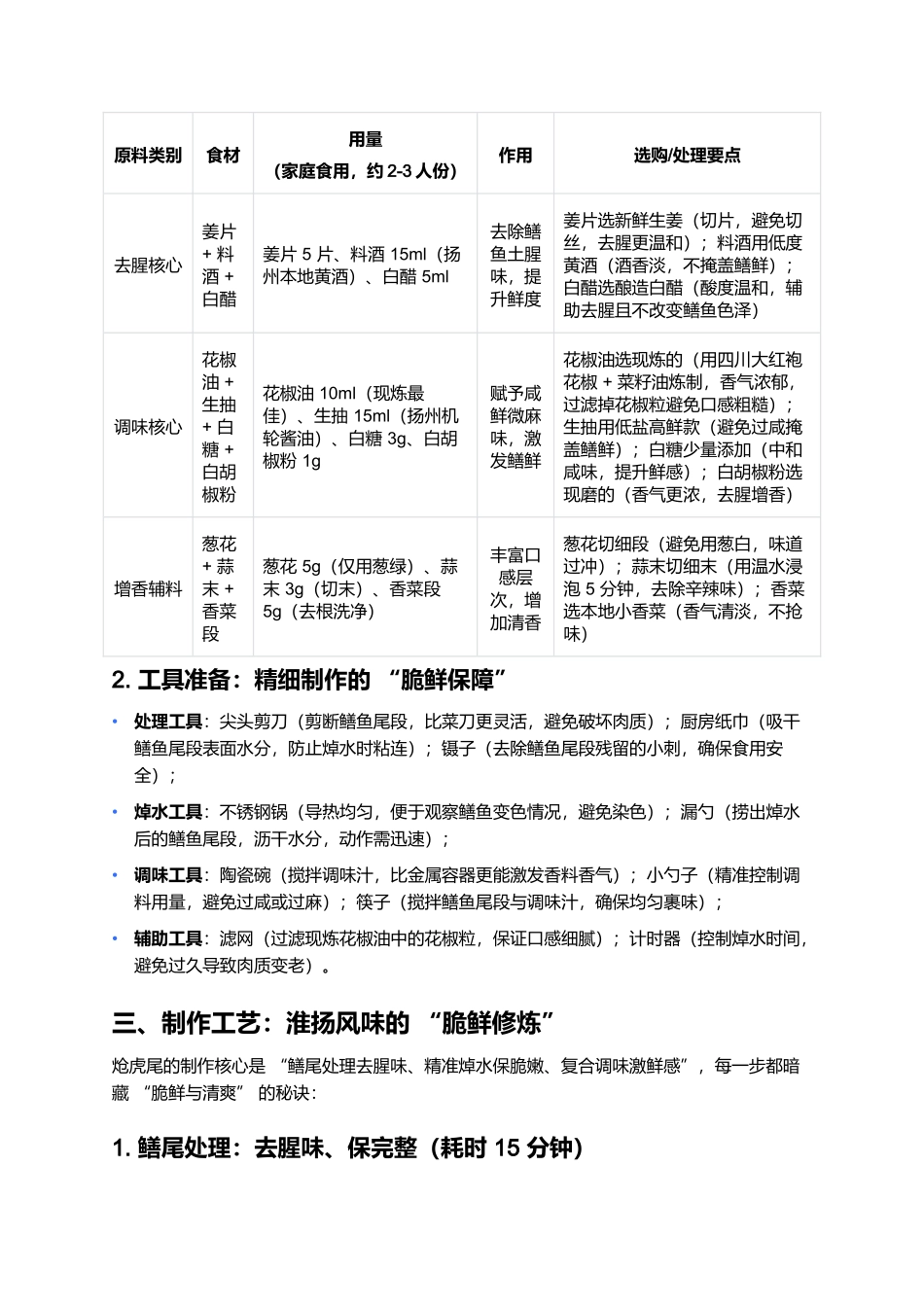 炝虎尾:淮扬凉菜里的鳝鲜脆味.docx_第2页