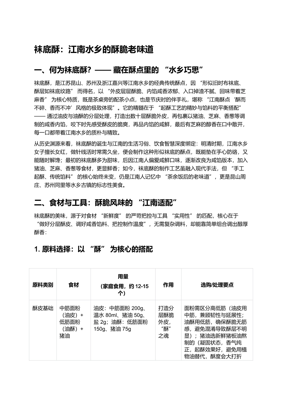 袜底酥:江南水乡的酥脆老味道.docx_第1页