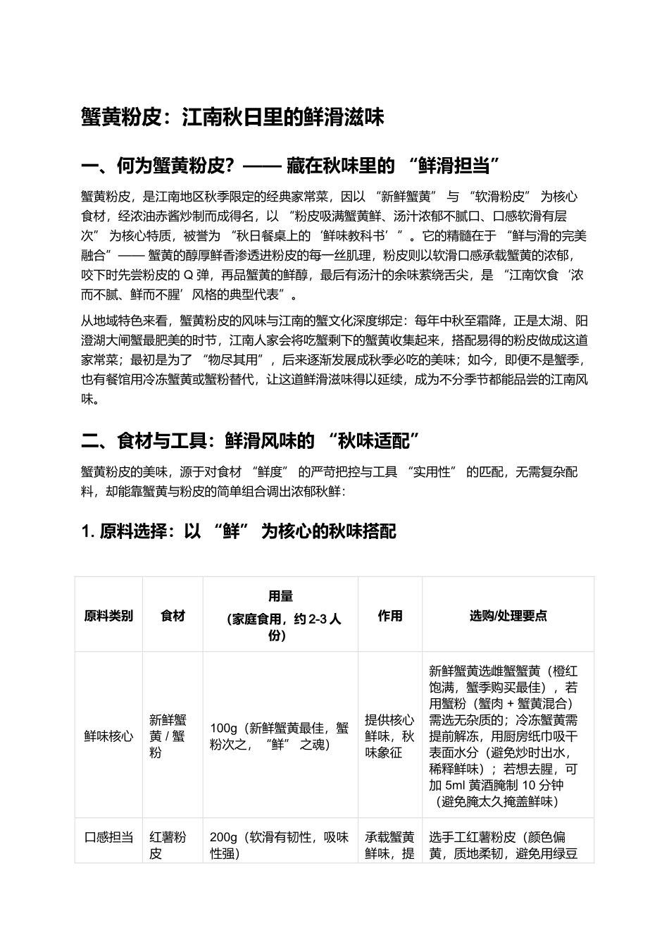 蟹黄粉皮：江南秋日里的鲜滑滋味.docx_第1页