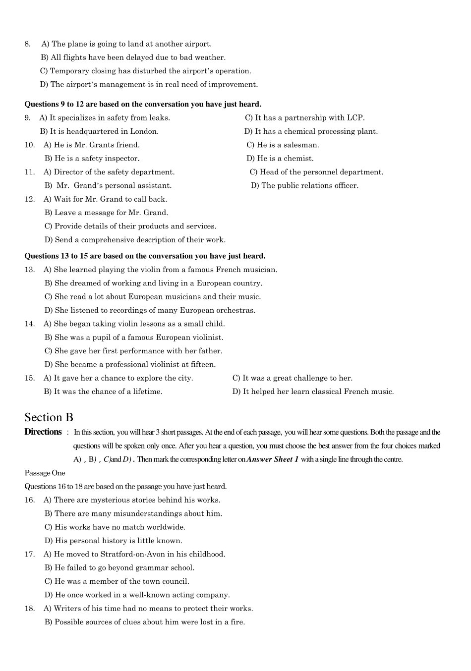 2015年6月年大学英语四级真题1.pdf_第2页