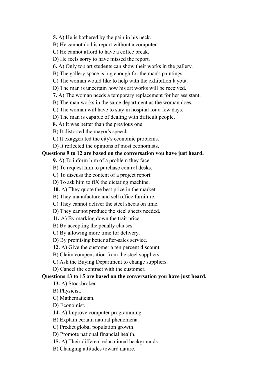 卷三 2015年12月大学英语六级考试真题.pdf_第2页