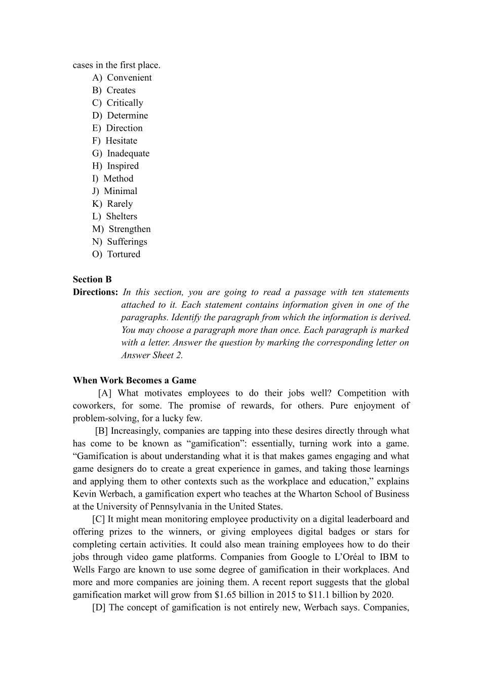 卷三 2016年12月英语四级真题及答案.pdf_第2页