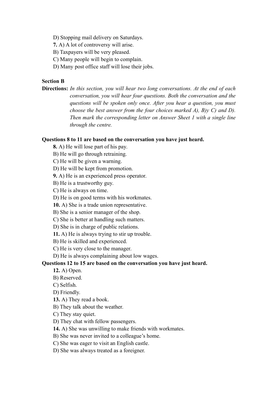 卷一 2016年12月英语四级真题及答案.pdf_第2页