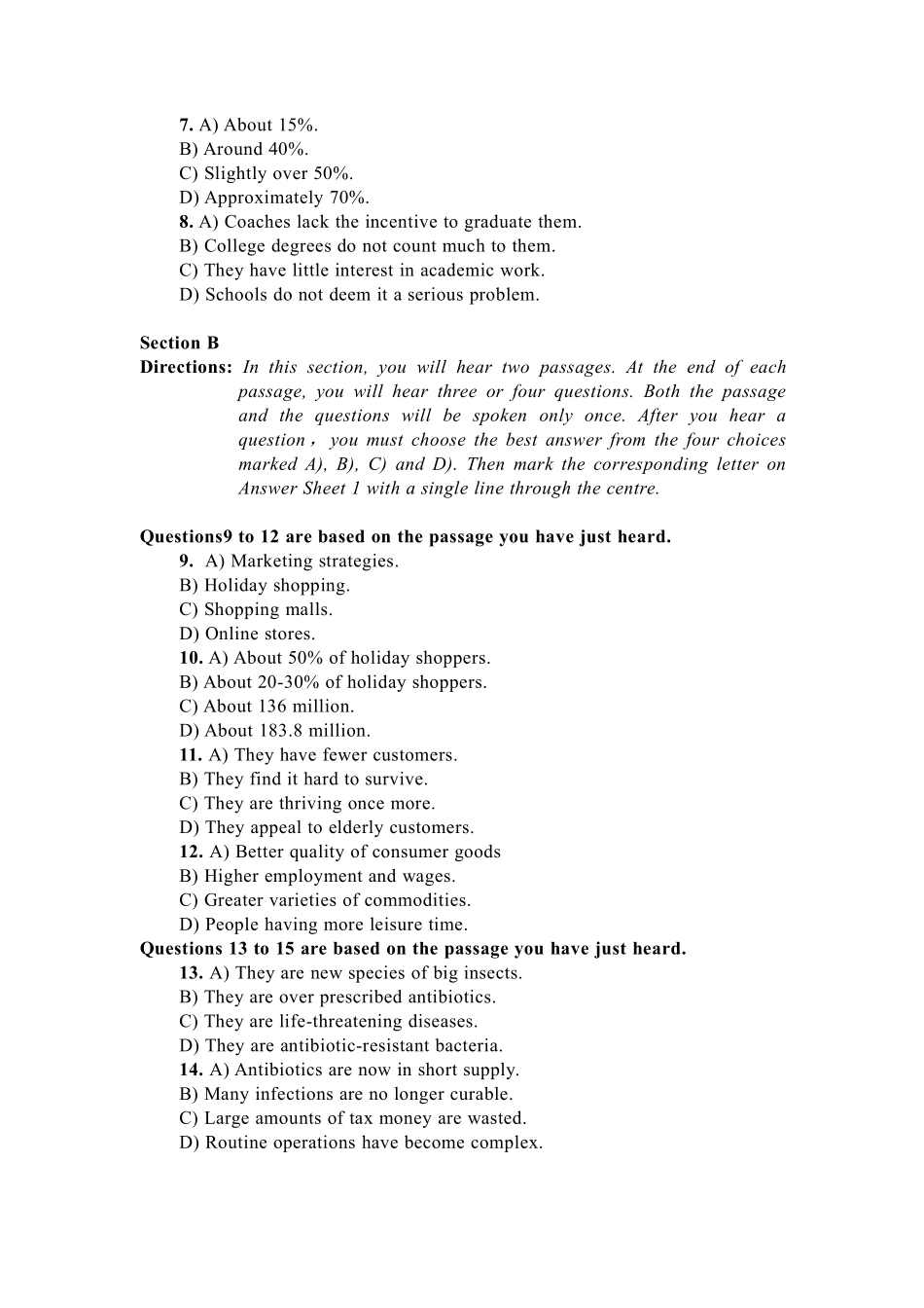 卷一 2017年6月英语六级真题及答案.pdf_第2页