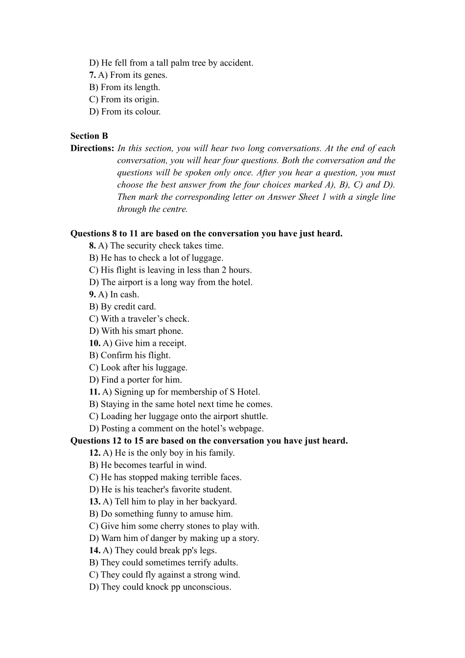 卷一 2017年6月英语四级真题及答案.pdf_第2页