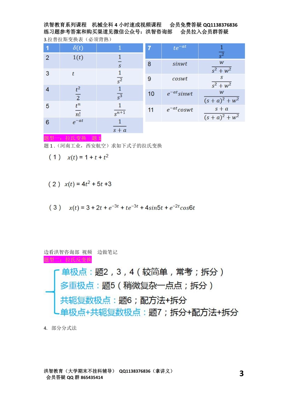 课时三  拉氏变换与拉氏反变换.pdf_第3页