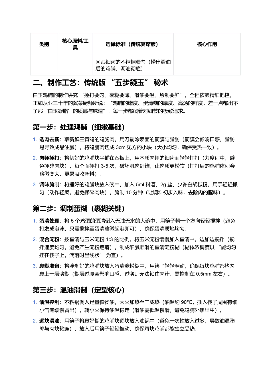 白玉鸡脯:凝脂般的嫩滑珍馐,一口尝尽鲜醇味.docx_第2页