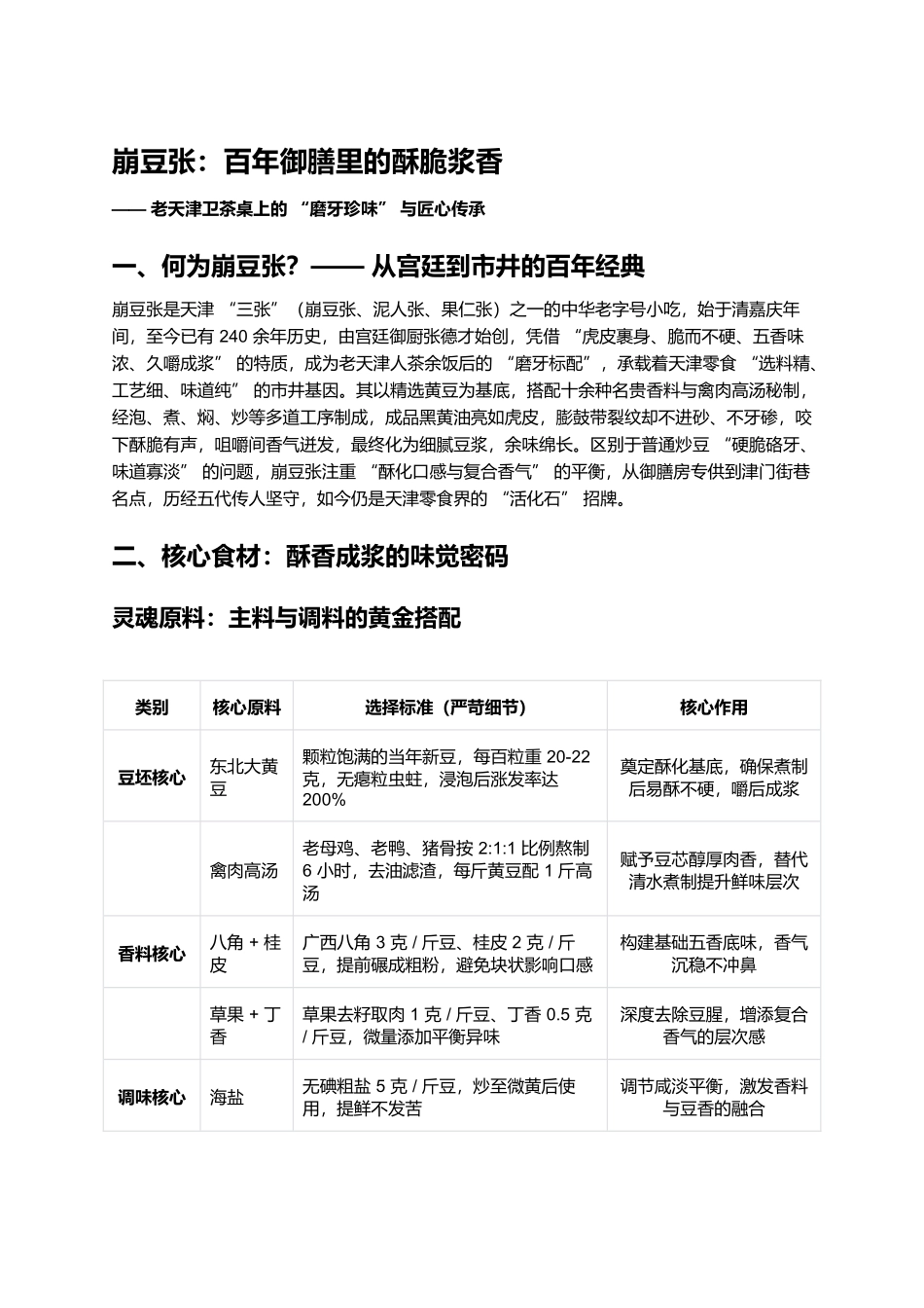 崩豆张：百年御膳里的酥脆浆香.docx_第1页