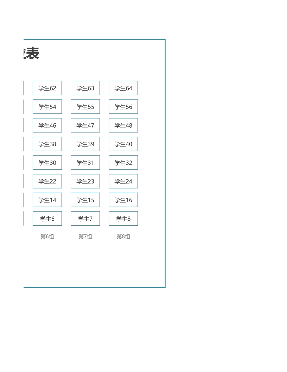 XXX班学生座位表.xlsx_第2页