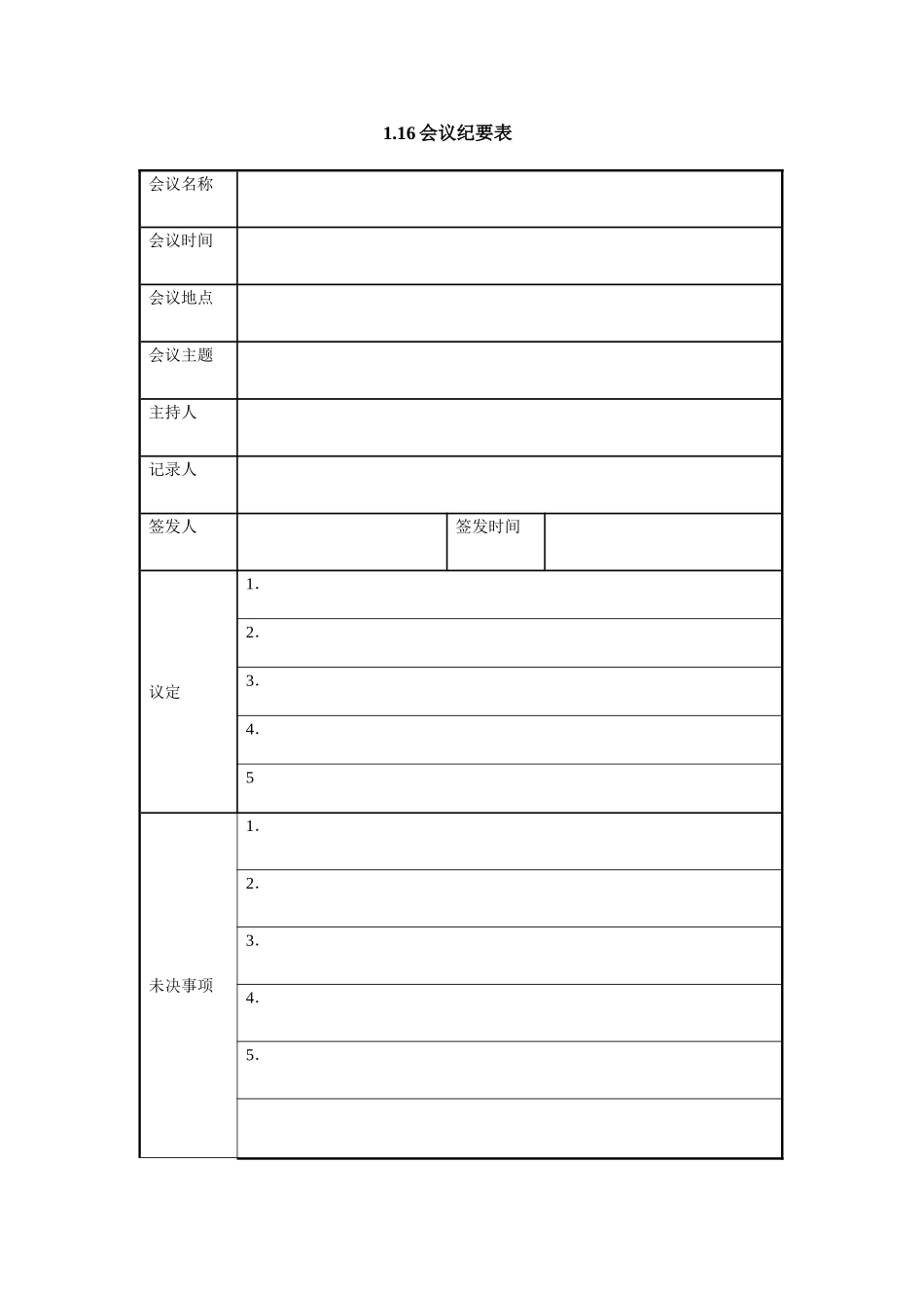 1.16会议纪要表.doc_第1页