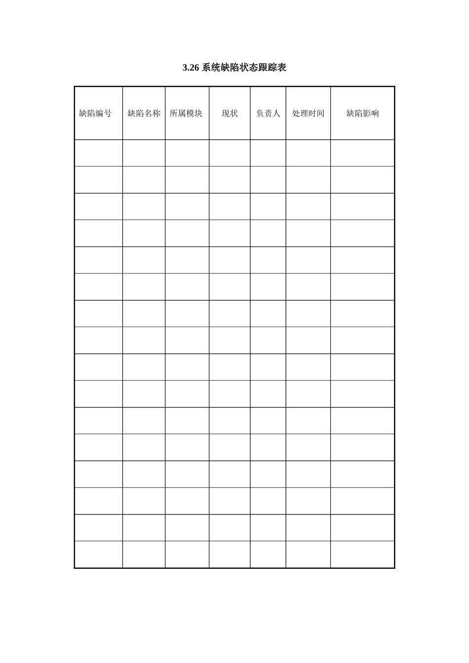 3.26 系统缺陷状态跟踪表.doc_第1页