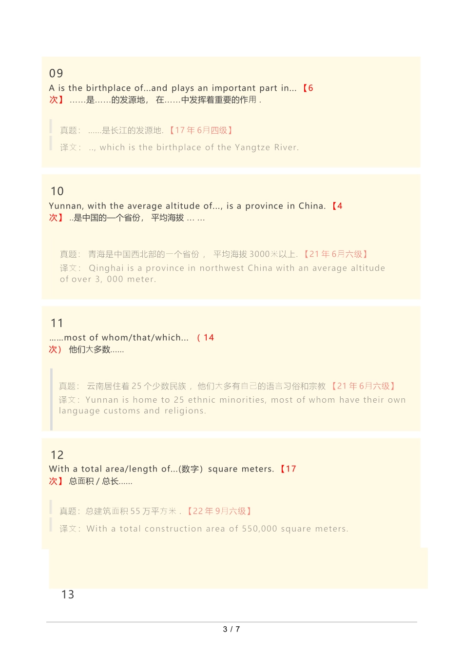 【10】翻译-30个四六级翻译高频必备句式.docx_第3页