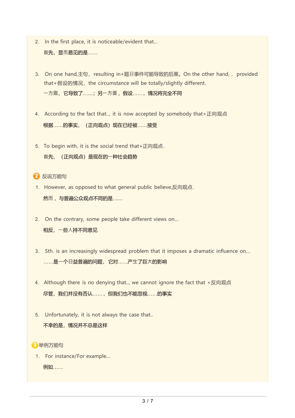 【星星·独家资料包】作文-拿去直接背,18个句子搞定四六级作文.pdf_第3页