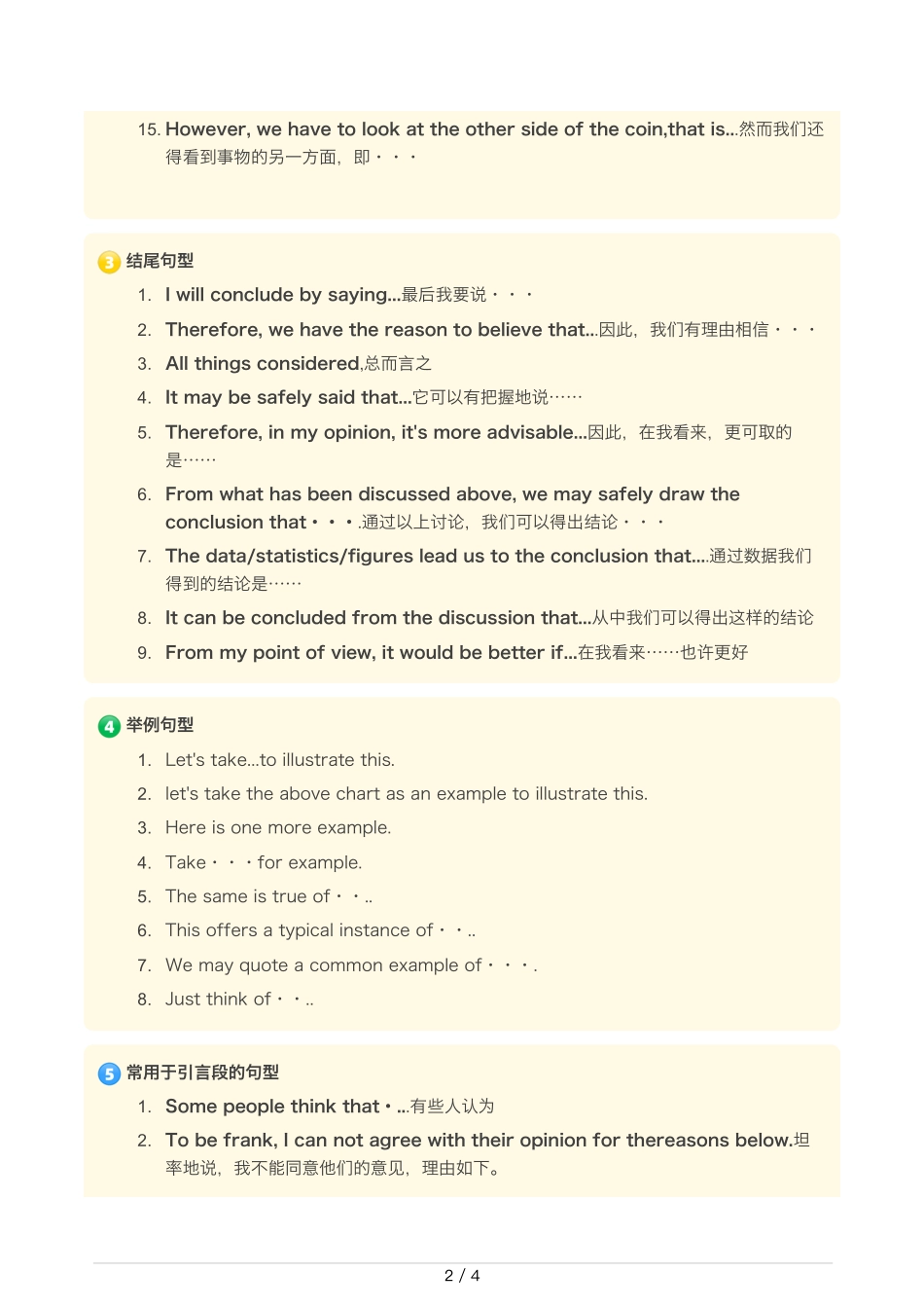 【星星·独家资料包】作文-四六级作文万能句型.pdf_第2页