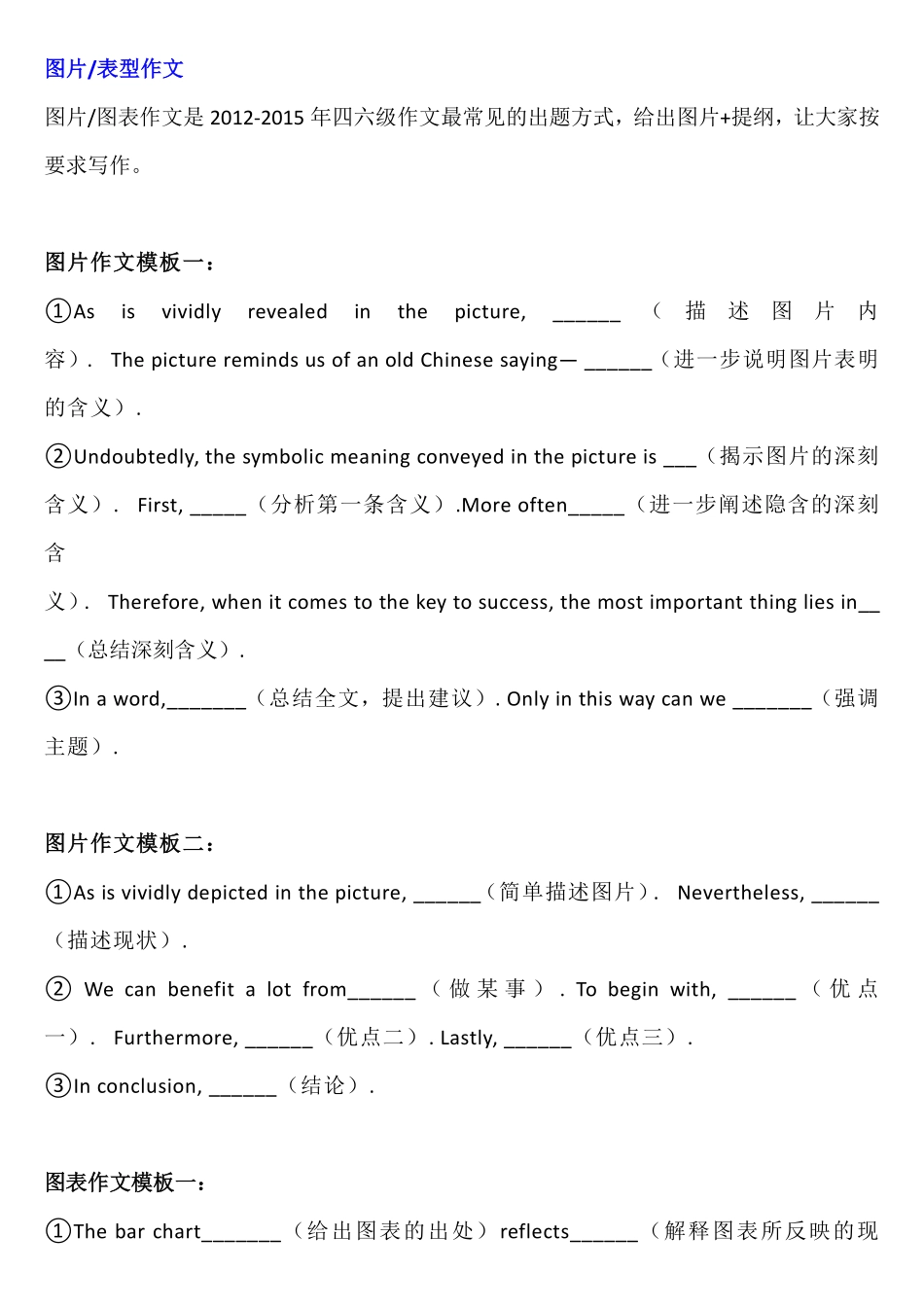 【星星·独家资料包】作文-四六级作文万能模板.pdf_第3页