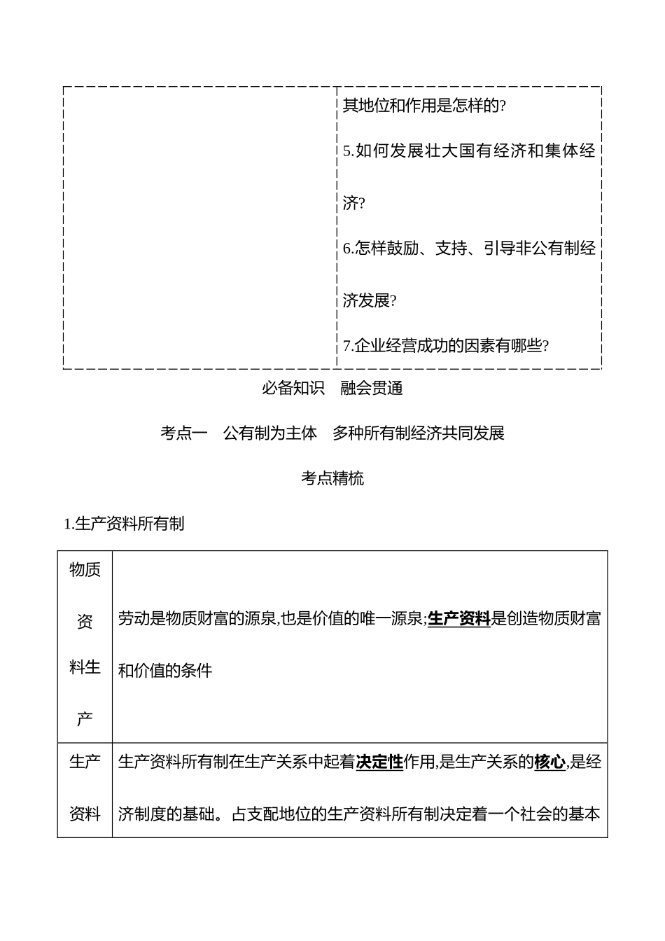 必修2第一单元第5讲我国的生产资料所有制.docx_第2页