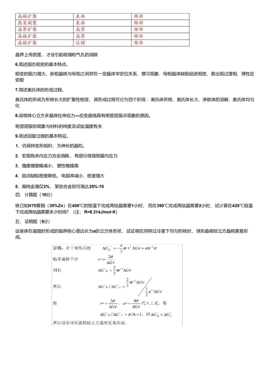 材料科学基础期末考试卷及答案（10级）.pdf_第3页