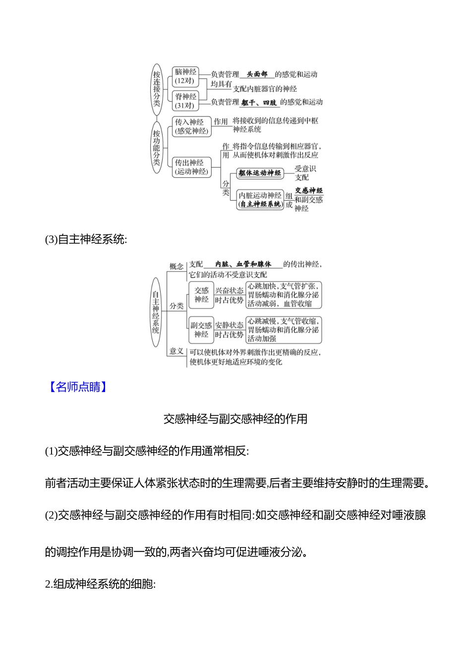 第七单元第34讲神经调节的结构基础和基本方式.docx_第3页