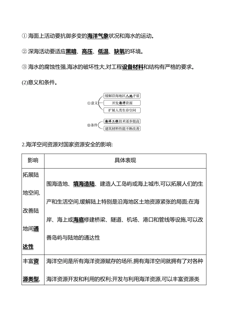 第十六章第75课时海洋空间资源开发与国家安全(基础课时).docx_第2页