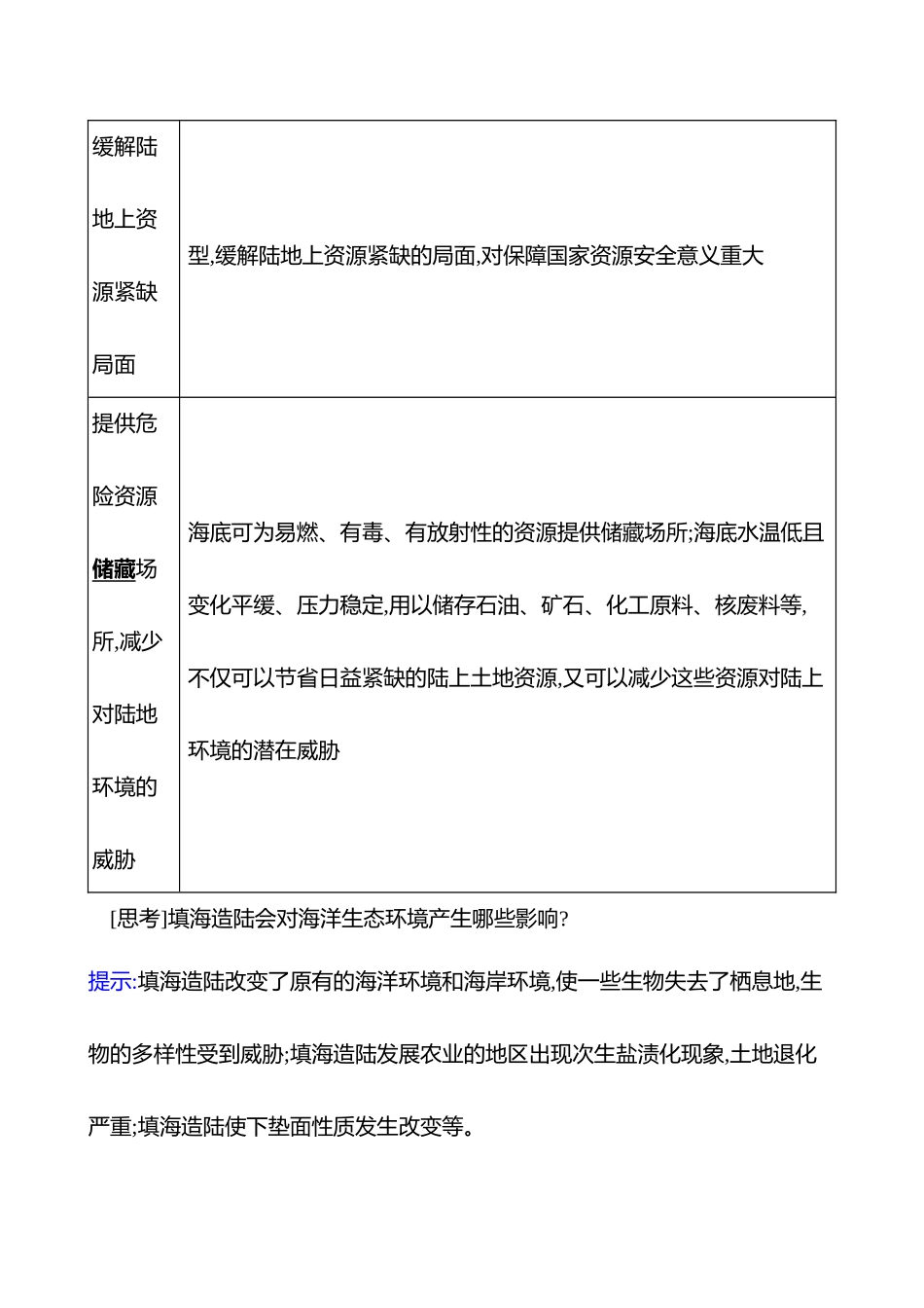 第十六章第75课时海洋空间资源开发与国家安全(基础课时).docx_第3页