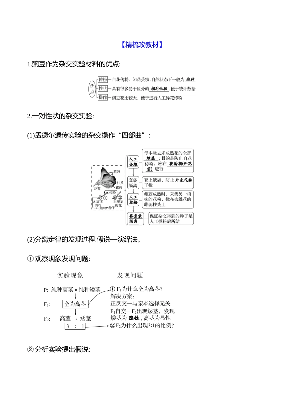 第四单元第20讲基因分离定律.docx_第2页