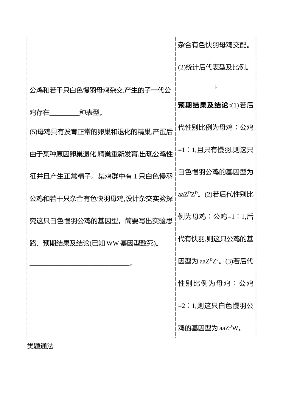 第四单元科学探究系列(三)遗传类实验思路的书写.docx_第2页