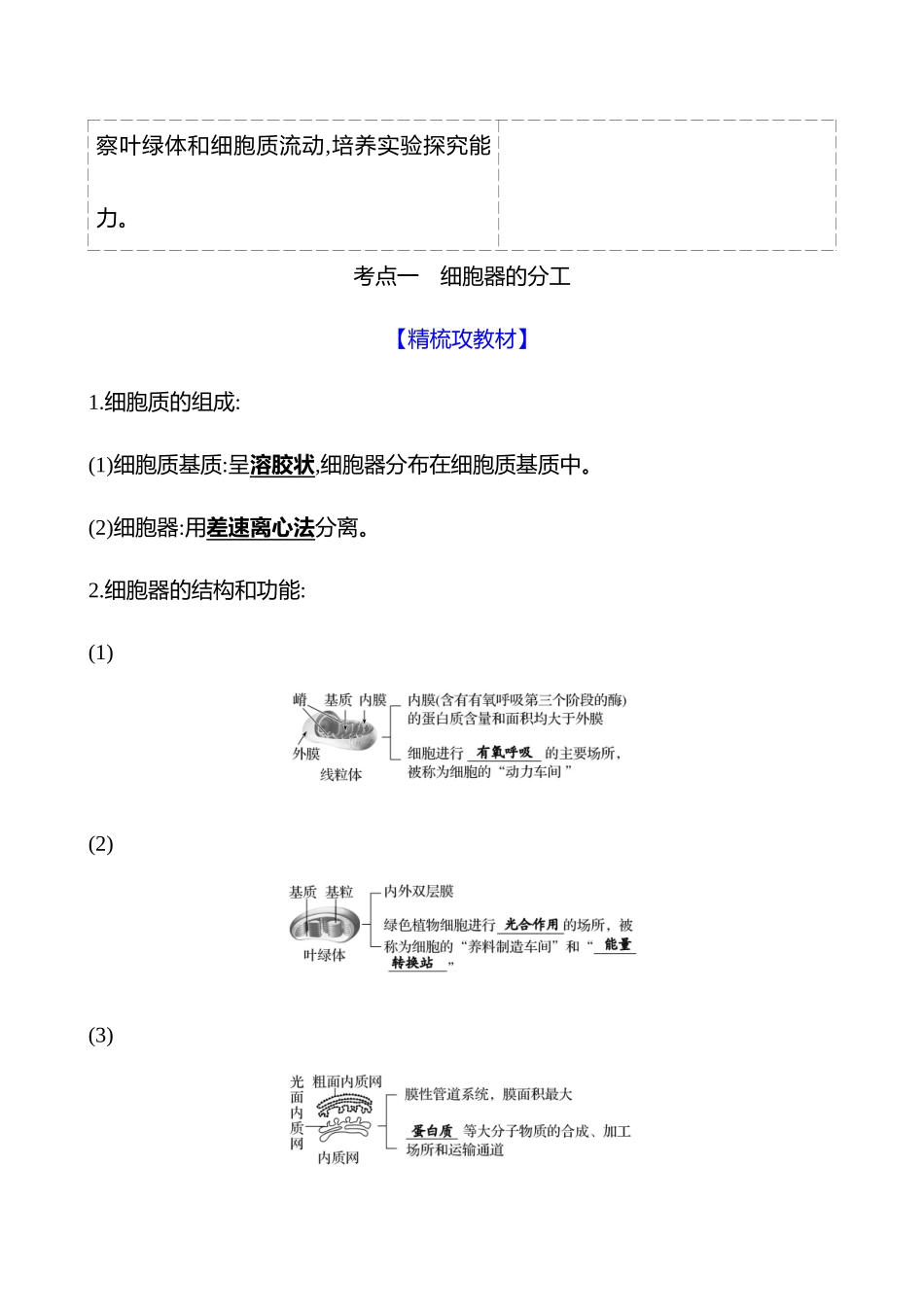 第一单元第7讲细胞器之间的分工合作.docx_第2页