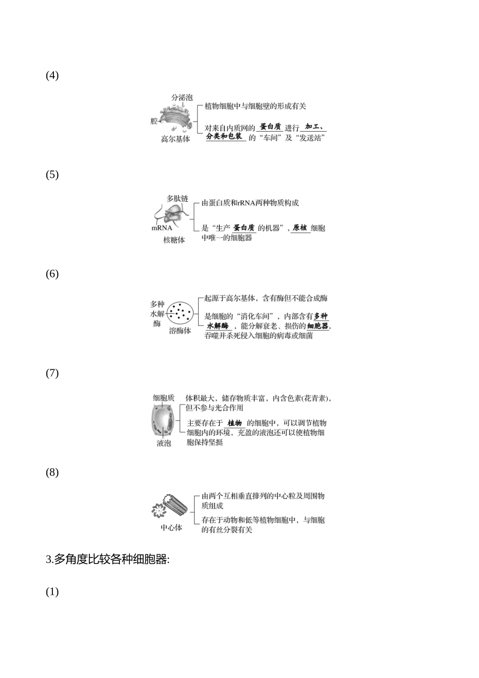 第一单元第7讲细胞器之间的分工合作.docx_第3页