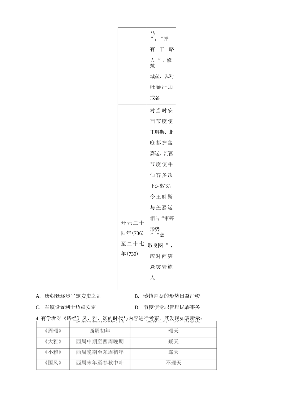 历史试卷【黑吉辽蒙卷】【高一】吉林省白城市实验高级中学2025-2026学年高一上学期第一次(0月)月考(0.0左右).docx_第2页