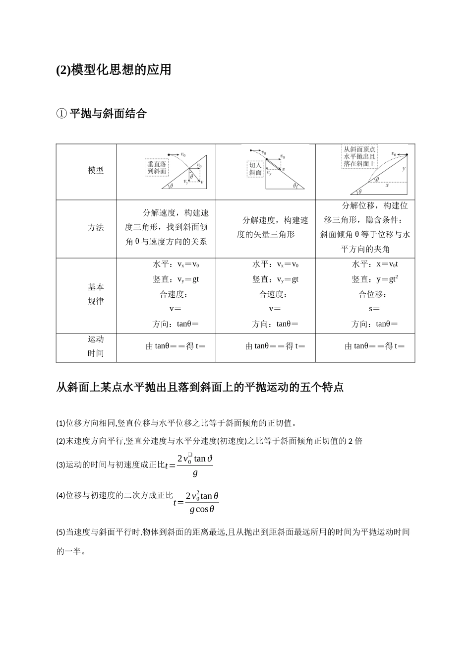 选择2力和曲线运动（解析版）.docx_第2页