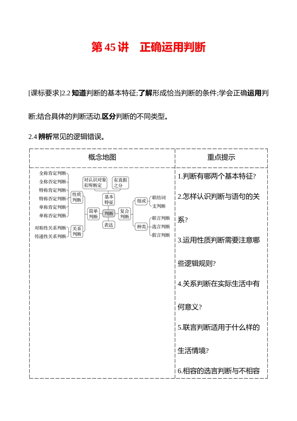 选择性必修3第二单元第45讲正确运用判断.docx_第1页
