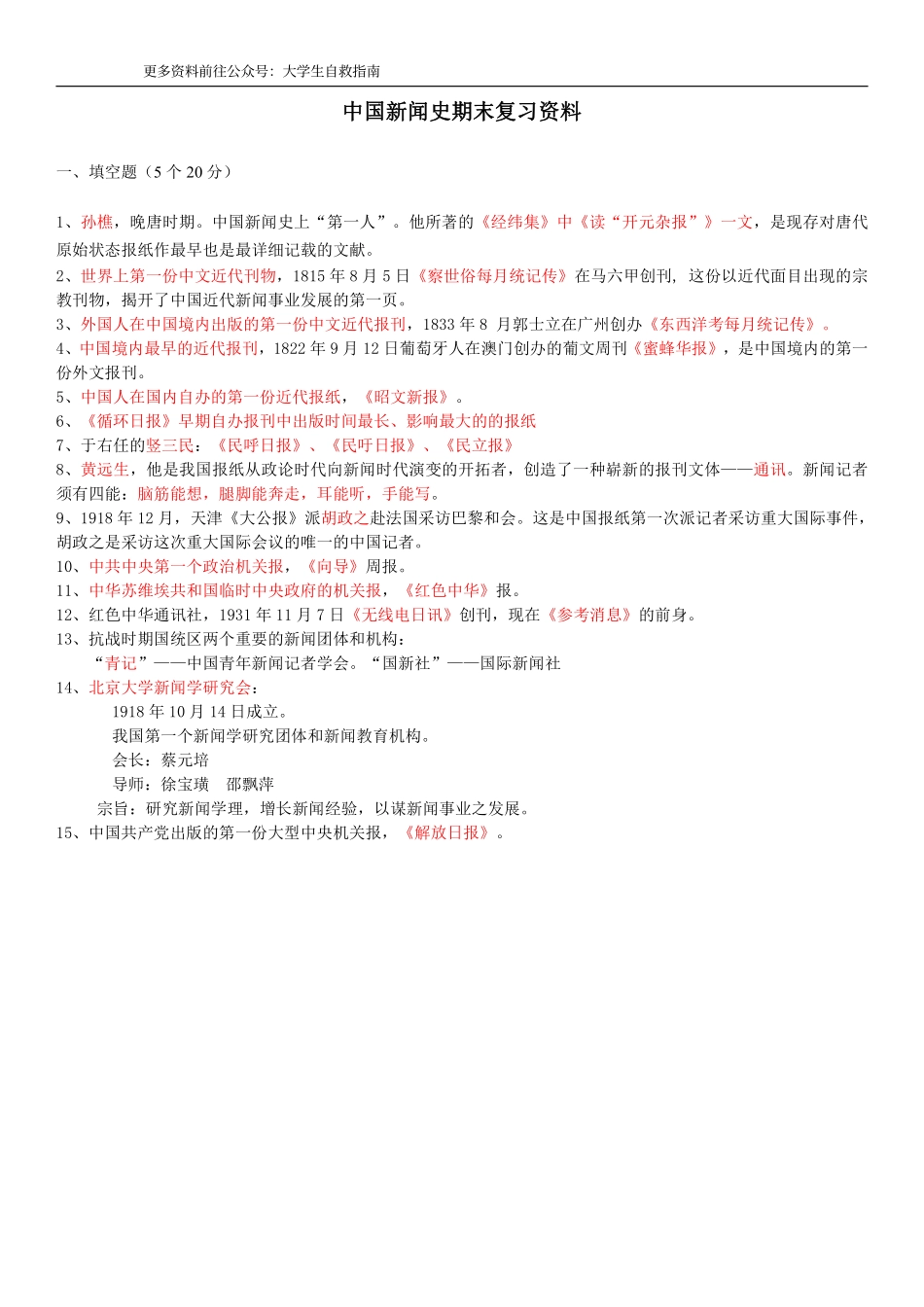 中国新闻史重点知识笔记.pdf_第1页