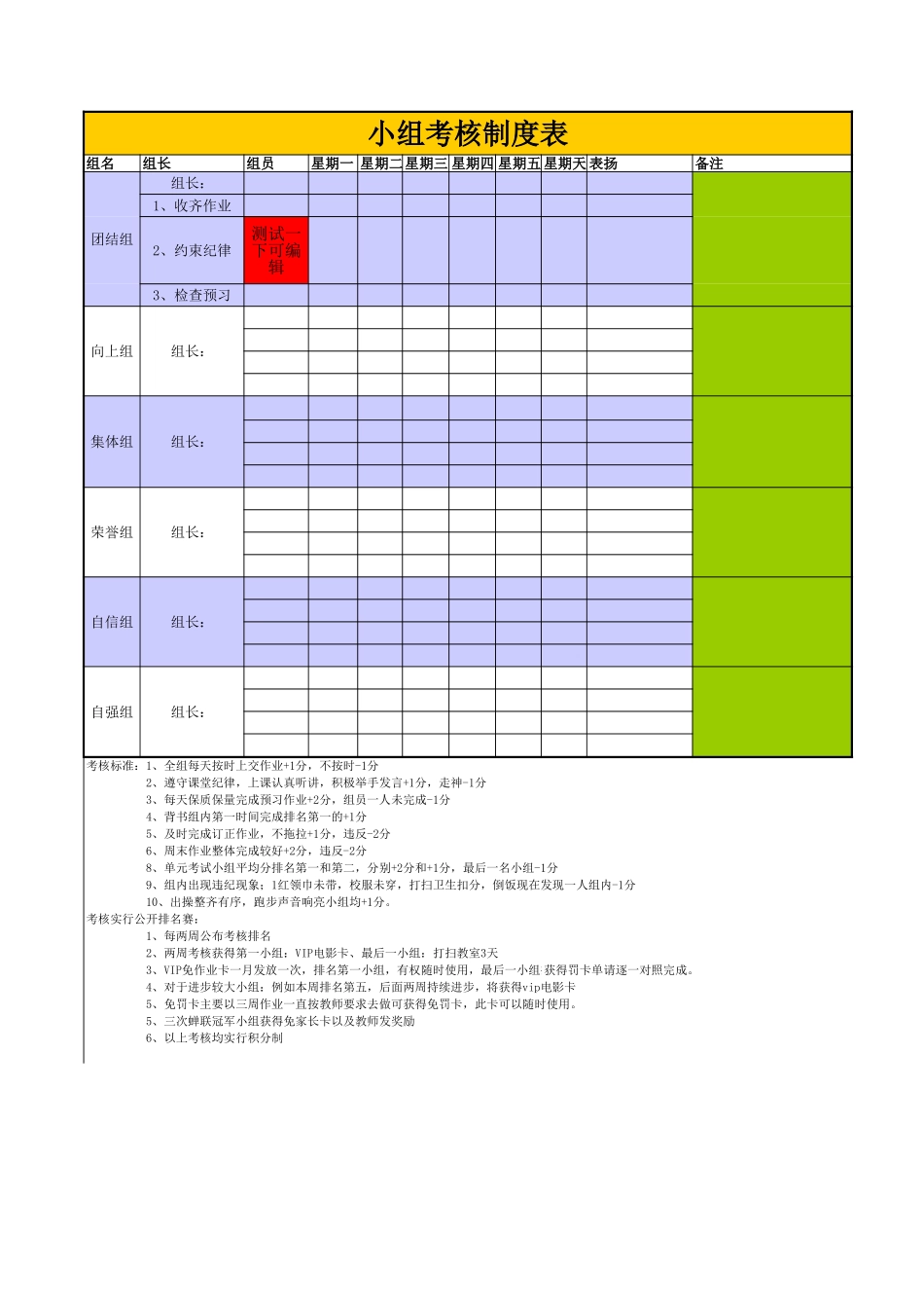 22-小组考核制度.xls_第1页