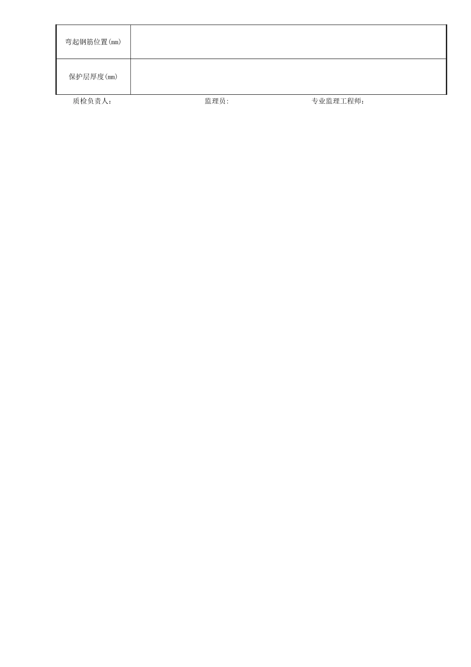 2 钢筋 钢筋安装现场质量检验表 检表36(附表).doc_第2页