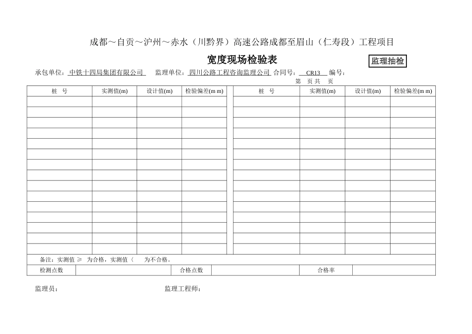 4 (监抽)宽度现场检验表1.doc_第1页