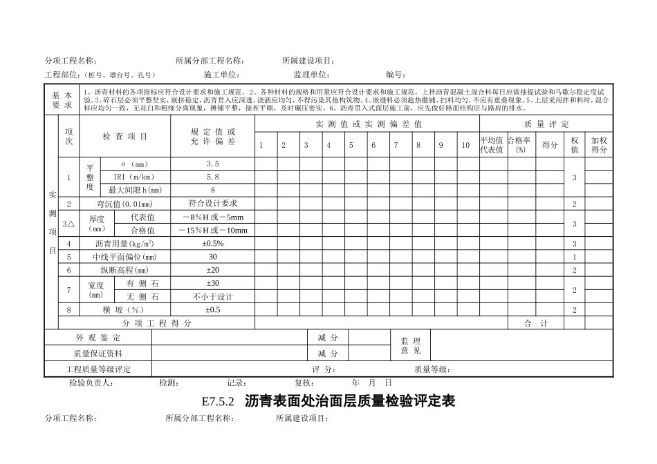 7路面工程质量检验评定表.doc_第3页